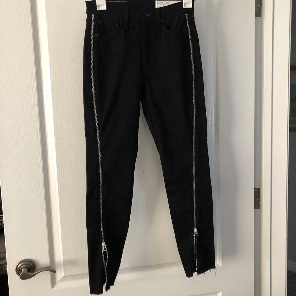 Nina “zipper” jeans - rag & bone - Size 24 - *Rare* - Picture 3 of 5